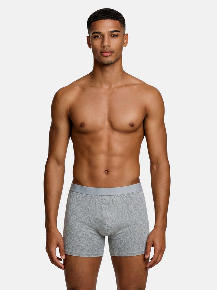 Tazzio Boxershorts 6er Pack BS1002 (Packung, 6-St., 6er-Pack) langes Bein & Logoschriftzug am Bund – Bild 5 von 5