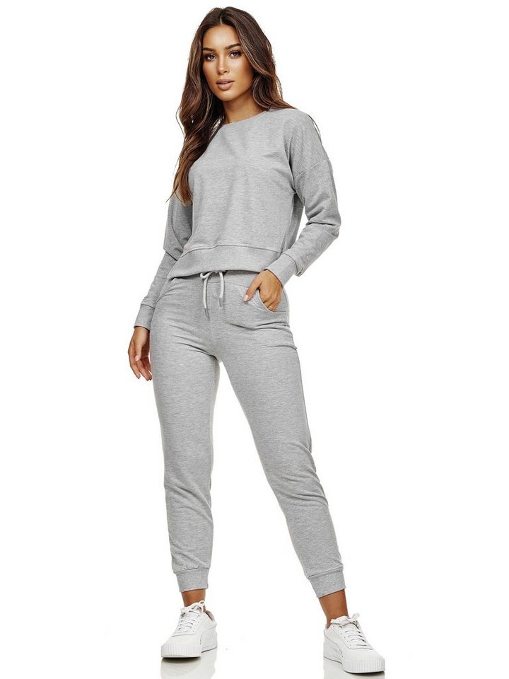 Tazzio Jogginganzug F201, Trainingsanzug SET Jogginghose & Sweater – Bild 2 von 4