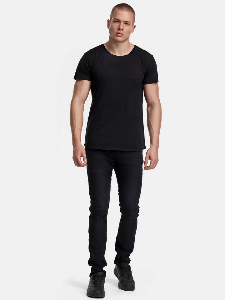 Tazzio T-Shirt E106 (Packung, 7-tlg., 7er-Pack) Herren Basic Rundhalsshirt – Bild 3 von 5