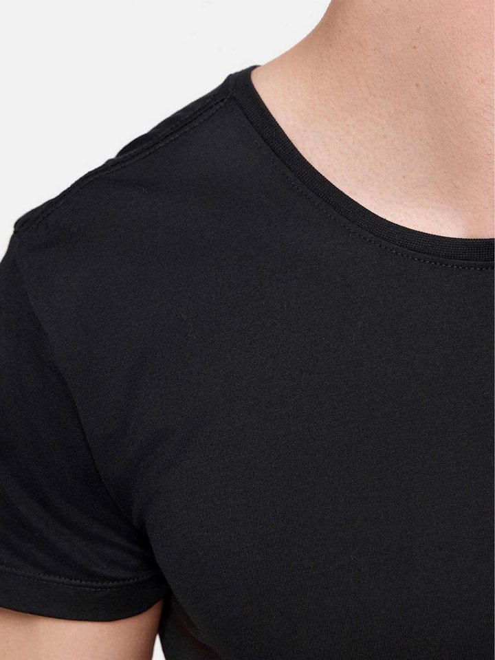 Tazzio T-Shirt E106 (Packung, 7-tlg., 7er-Pack) Herren Basic Rundhalsshirt – Bild 5 von 5