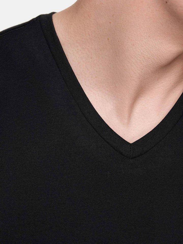 Tazzio T-Shirt E107 (Packung, 7-tlg., 7er-Pack) Herren Basic V-Ausschnitt – Bild 5 von 5