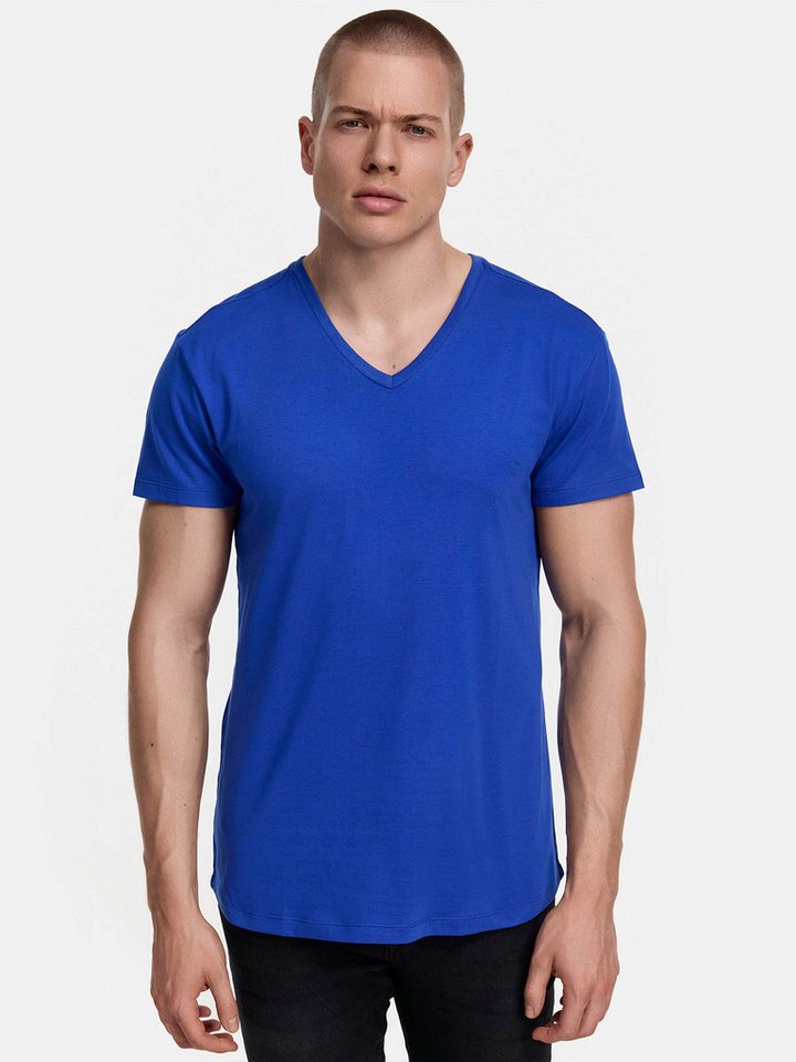 Tazzio T-Shirt E107 (Packung, 7-tlg., 7er-Pack) Herren Basic V-Ausschnitt – Bild 2 von 5