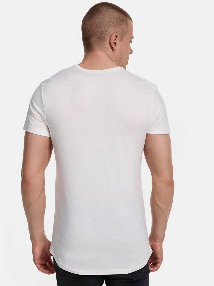 Tazzio T-Shirt E107 (Packung, 7-tlg., 7er-Pack) Herren Basic V-Ausschnitt – Bild 4 von 5