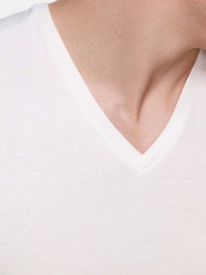 Tazzio T-Shirt E107 (Packung, 7-tlg., 7er-Pack) Herren Basic V-Ausschnitt – Bild 5 von 5