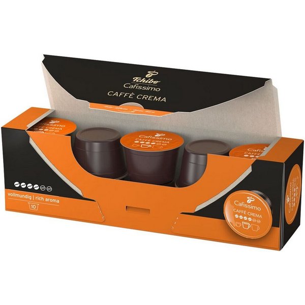 Tchibo Kaffee Cafissimo Caffè Crema, 80x Kaffeekapseln