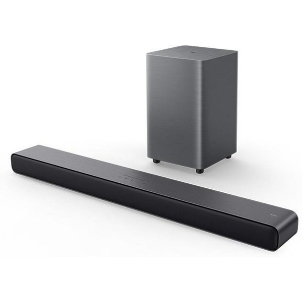 TCL S55H 2.1-Kanal DTS Virtual:X Soundbar 2.1 (Bluetooth, WLAN (WiFi), 220 W, Dolby Atmos, Bluetooth 5.2, HDMI, 220 Watt, Wandhalterung, Subwoofer)