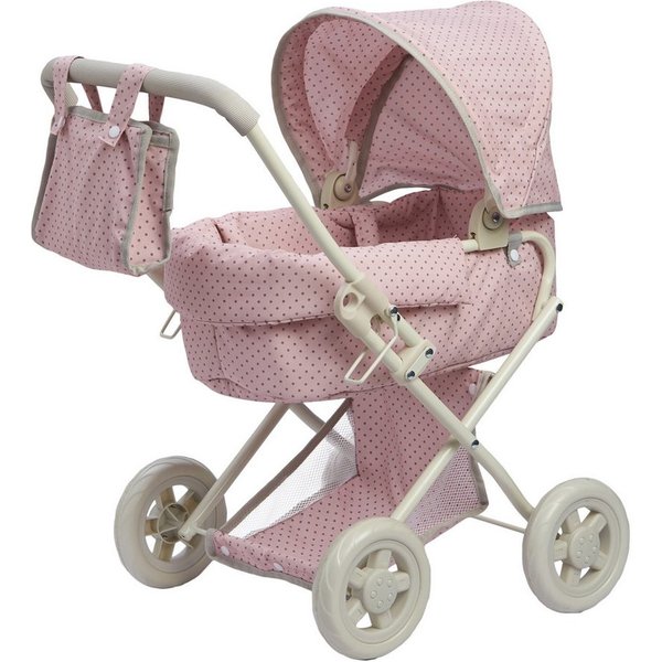 TEAMSON™ KIDS Puppenwagen mit einziehbarem Verdeck und Ablagefach