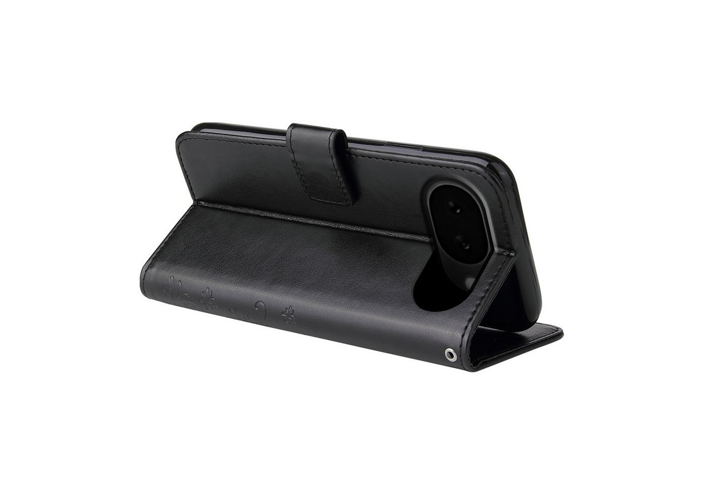 Tec-Expert Handyhülle Cover Tasche Hülle für Google Pixel 10a, Klapphülle Case mit Kartenfach Fliphülle aufstellbar, Motiv Blumen – Bild 5 von 5