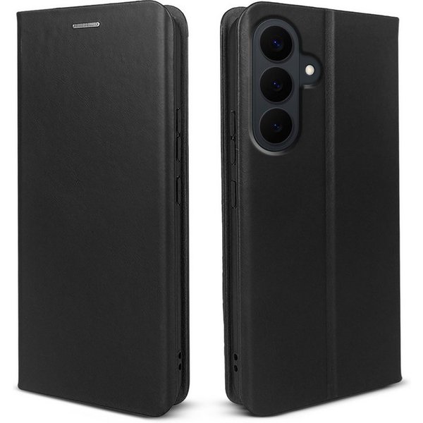 Tec-Expert Handyhülle Echtleder Klapp Hülle für Samsung Galaxy S26 FE 6.7 Zoll, 6.7", Cover Klapphülle Case mit Kartenfach RFID Schutz aufstellbar