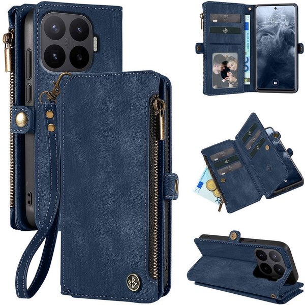 Tec-Expert Handyhülle Geldbörse Hülle mit RFID Schutz für Xiaomi 17T Pro, Klapphülle Cover Case mit Kartenfach Geldfach Münzfach