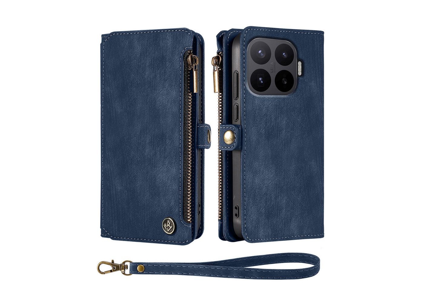 Tec-Expert Handyhülle Geldbörse Hülle mit RFID Schutz für Xiaomi 17T Pro, Klapphülle Cover Case mit Kartenfach Geldfach Münzfach – Bild 3 von 5