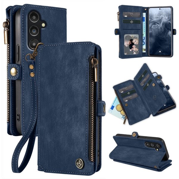Tec-Expert Handyhülle Geldbörse Hülle mit RFID Schutz für Samsung Galaxy A17 / A17 5G 6.7 Zoll, 6.7", Klapphülle Cover Case mit Kartenfach Geldfach Münzfach