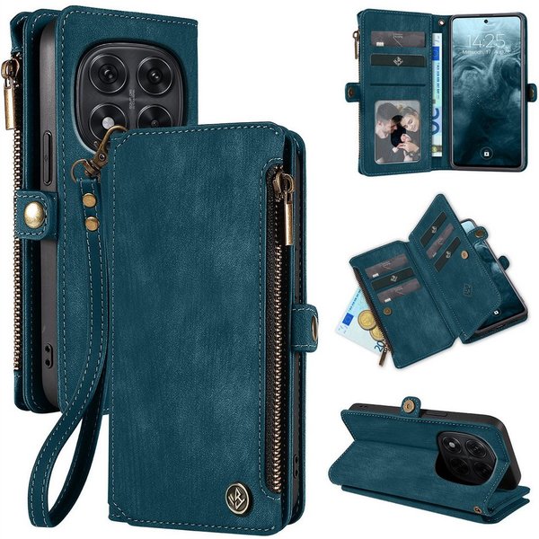 Tec-Expert Handyhülle Geldbörse Hülle mit RFID Schutz für Xiaomi Redmi Note 15 Pro 5G 6.83 Zoll, 6.83, Klapphülle Cover Case mit Kartenfach Geldfach Münzfach