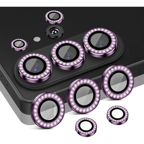 Tec-Expert Kameraschutzglas 9H Glas Dunkles Violett Schmuckstein für Samsung Galaxy S26 Ultra für Samsung Galaxy S26 Ultra, Linsenschutzglas Set, 1 Stück, Kamer