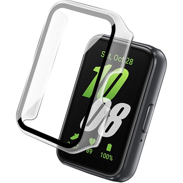 Tec-Expert Smartwatch-Hülle Hülle mit integriertem Displayschutz für Samsung Galaxy Fit3 40 mm, Rundum Schutz Cover Case Bumper stoß-und kratzfest robust