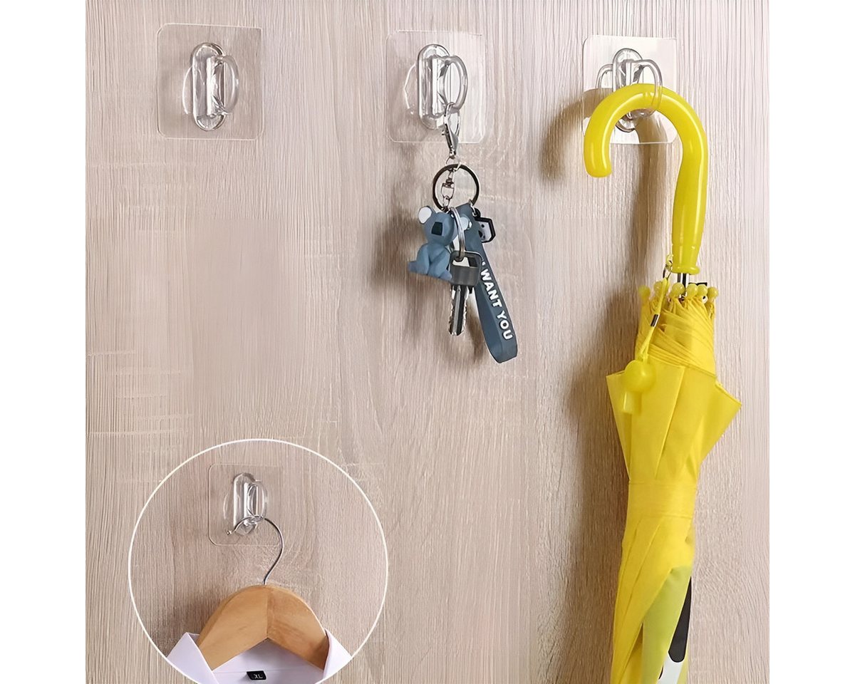 TECBULL Klebehaken Kleberinge, Klebeösen, Halter für verschiedene Dinge, selbstklebend, (10-St) – Bild 5 von 5
