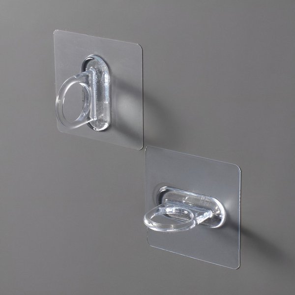 TECBULL Klebehaken Kleberinge, Klebeösen, Halter für verschiedene Dinge, selbstklebend, (20-St)