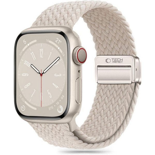 TECH PROTECT Armband (Armband, Einzelartikel), Geflochtenes Nylonarmband mit Magnetverschluss für Apple Watch