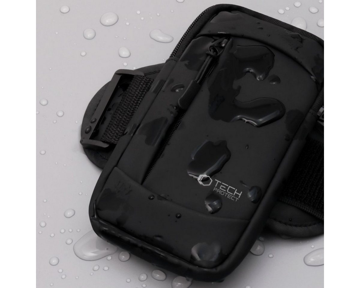 TECH PROTECT Armband M6 (Einzelartikel), Wasserabweisendes Sportarmband mit drei Taschen – Bild 4 von 5