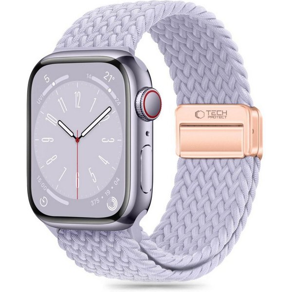TECH PROTECT Armband (Armband, Einzelartikel), Geflochtenes Nylonarmband mit Magnetverschluss für Apple Watch