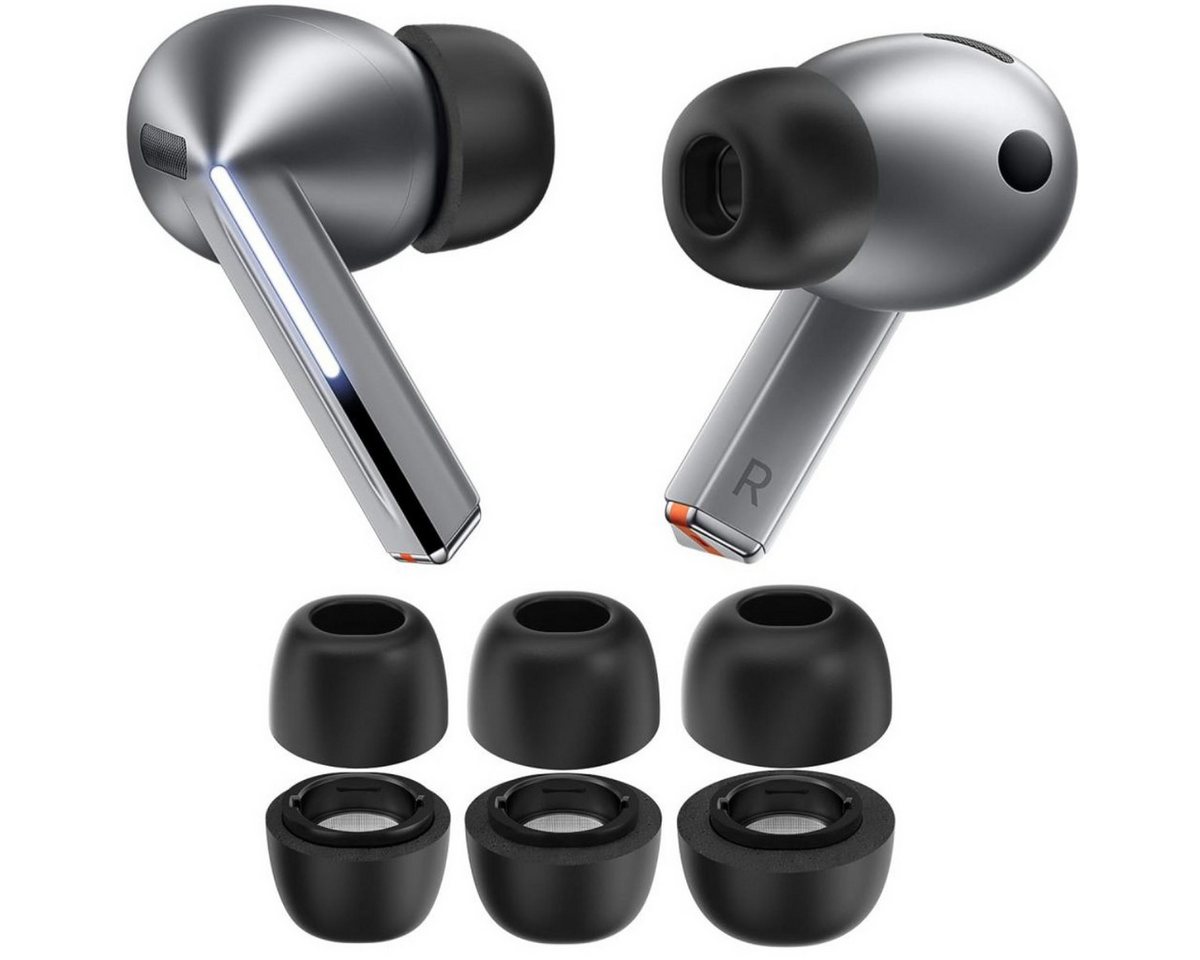 TECH PROTECT Ear Tips für Samsung Galaxy Buds 3 Pro Kopfhörer (3 Größen für optimale Passform) – Bild 2 von 4