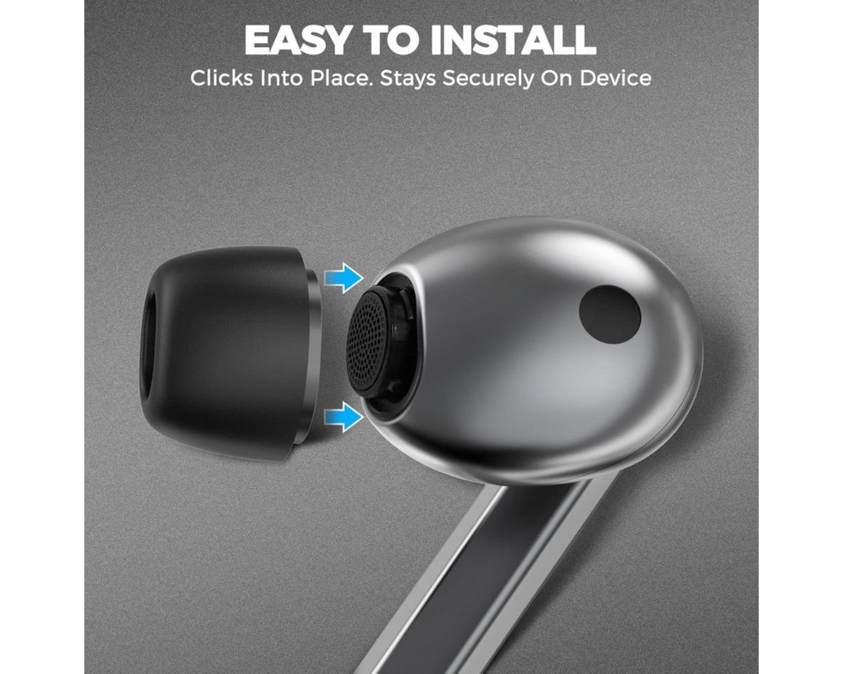 TECH PROTECT Ear Tips für Samsung Galaxy Buds 3 Pro Kopfhörer (3 Größen für optimale Passform) – Bild 4 von 4