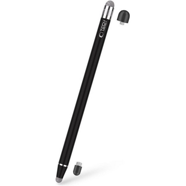 TECH PROTECT Eingabestift USP100 (5-teiliges Set (1 Stift + 4 Spitzen) 4-Spitzen-Eingabestift für präzises Zeichnen und Schreiben