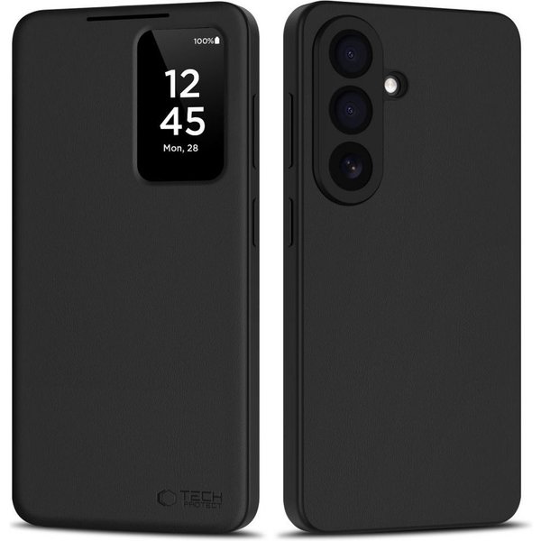 TECH PROTECT Handyhülle Brieftaschenhülle für Samsung Galaxy A37 5G - schwarz 6,7