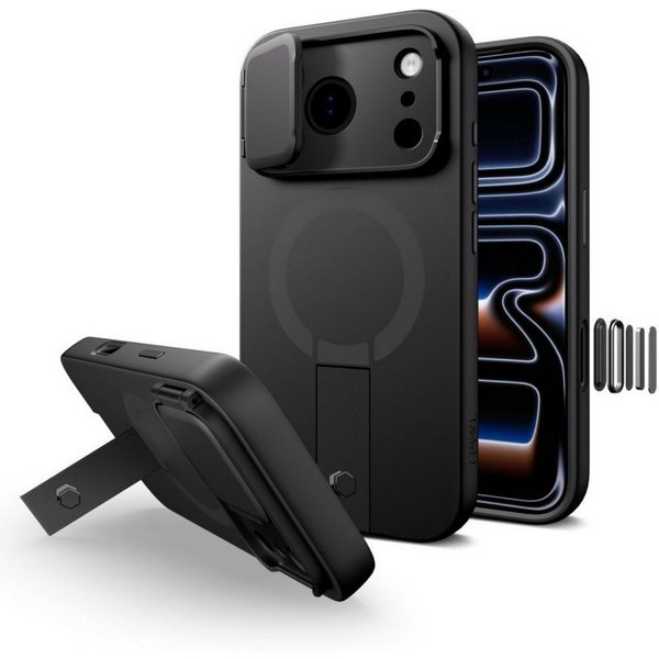 TECH PROTECT Handyhülle Kevlar Aura mit Magnetfunktion Kompatibel mit iPhone 17 Pro Max 6,9, Strukturierter Kevlar Look mit integrierter Magnetfunktion