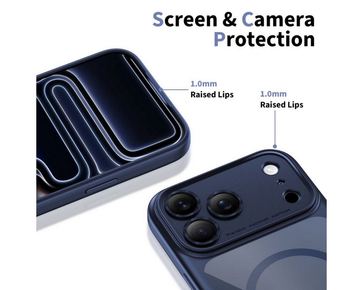 TECH PROTECT Handyhülle Magpeak CC Hybridcase kompatibel mit iPhone 17 Pro mit Magnetring 6,3 Zoll, Hybridcase mit integriertem Magnetring für magnetisches Schn – Bild 4 von 5