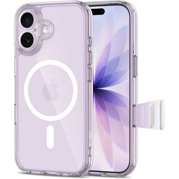 TECH PROTECT Handyhülle Magpeak Magnet Case kompatibel mit iPhone 17 Transparent, Transparente Hybridkonstruktion mit integrierter Magnetfläche