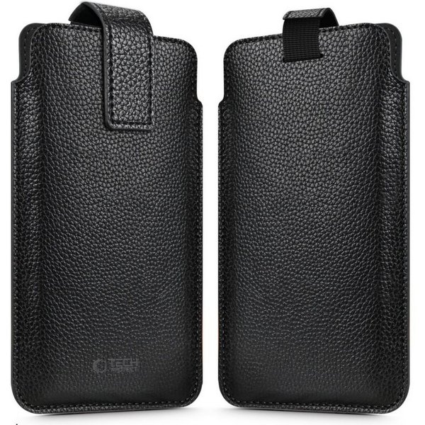 TECH PROTECT Handyhülle SM65 6,0 bis 6,9 Zoll, Innenfutter schützt und reinigt das Display beim Herausnehmen