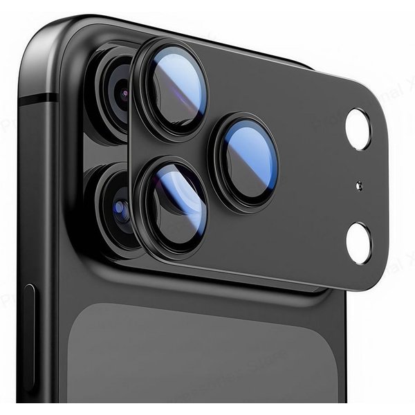TECH PROTECT Kameraschutzglas Kameraschutz Linsenschutz Objektivschutz für iPhone 17 Pro, Spar-Set, 1 Stück, Aluminiumrahmen, Hartglas, kratzfest, passgenau