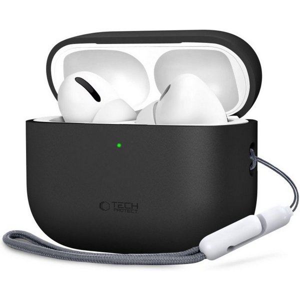 TECH PROTECT Kopfhörer-Schutzhülle Silikonhülle für AirPods Pro 3, Passgenauer Rundumschutz für das Ladecase