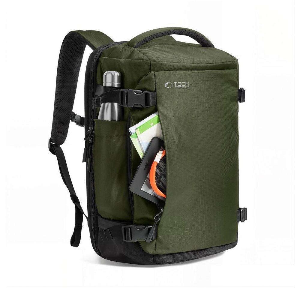 TECH PROTECT Laptoprucksack Handgepäckrucksack Reiserucksack Kabinenrucksack (Spar-Set, 1-tlg., 40 x 30 x 20 cm robust), Handgepäckmaß 40x30x20 cm, Laptopfach b – Bild 3 von 5