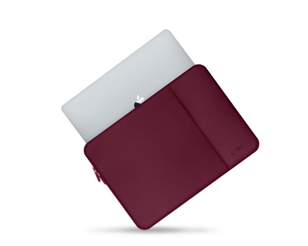 TECH PROTECT Laptoptasche Neopren (Einzelartikel, 1 x Tech-Protect Neopren-Laptoptasche), Weiche stoßdämpfende Neopren-Hülle mit kratzfestem Innenfutter – Bild 2 von 5