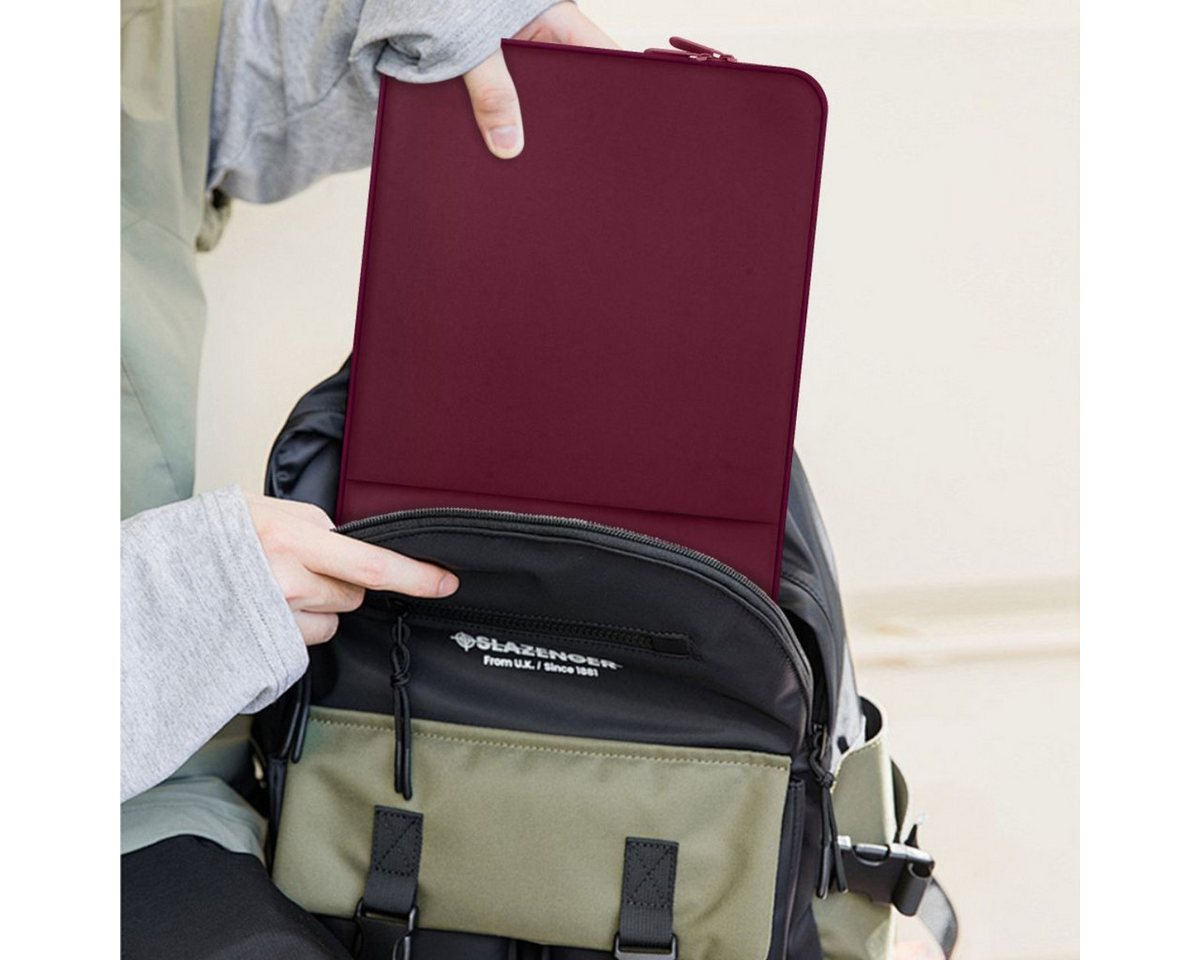 TECH PROTECT Laptoptasche Neopren (Einzelartikel, 1 x Tech-Protect Neopren-Laptoptasche), Weiche stoßdämpfende Neopren-Hülle mit kratzfestem Innenfutter – Bild 5 von 5