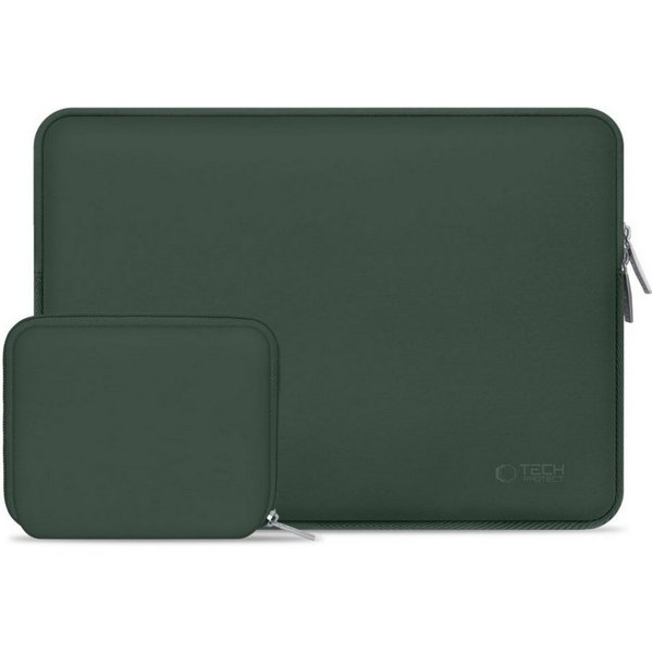 TECH PROTECT Laptoptasche Neoslim (2-teilig (Laptoptasche + Zubehörtasche), Laptoptasche mit zusätzlicher Zubehörtasche im Set