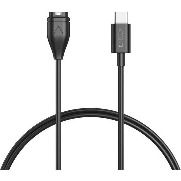 TECH PROTECT MC04 USB-Kabel, USB-C-Stecker auf Garmin-Anschluss, Garmin-Ladekontakt, Robustes Premium-Ladekabel für Garmin-Uhren