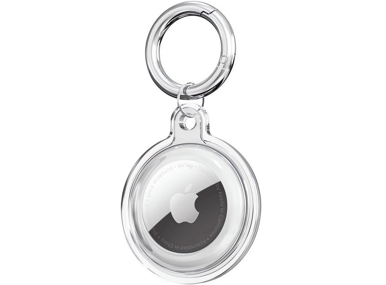 TECH PROTECT Schlüsselanhänger (8-teilig, 4 × Silikonhülle, 4 × Karabiner), 4er-Pack flexibler Silikonhüllen mit Karabinern für Apple AirTags – Bild 2 von 5