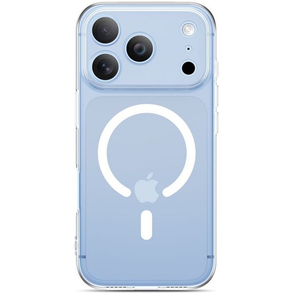 TECH PROTECT Smartphone-Hülle FlexAir kompatibel mit iPhone 18 Pro, 17 Pro Transparent 6,3 Zoll, integrierter Magnetring