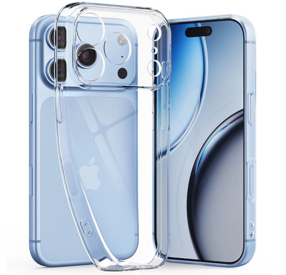 TECH PROTECT Smartphone-Hülle FlexAir kompatibel mit iPhone 18 Pro Max, 17 Pro Max Transparent 6.9 Zoll, Ultradünnes Design mit erhöhten Schutzrändern – Bild 2 von 5