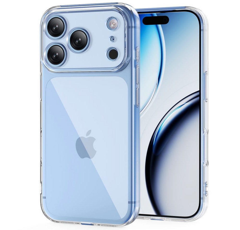 TECH PROTECT Smartphone-Hülle FlexAir kompatibel mit iPhone 18 Pro Max, 17 Pro Max Transparent 6.9 Zoll, Ultradünnes Design mit erhöhten Schutzrändern – Bild 3 von 5