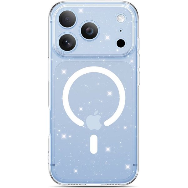 TECH PROTECT Smartphone-Hülle FlexAir Magnet kompatibel mit iPhone 18 Pro Max, 17 Pro Max Transparen 6.9 Zoll, Ultradünnes Design mit integriertem Magnetring un