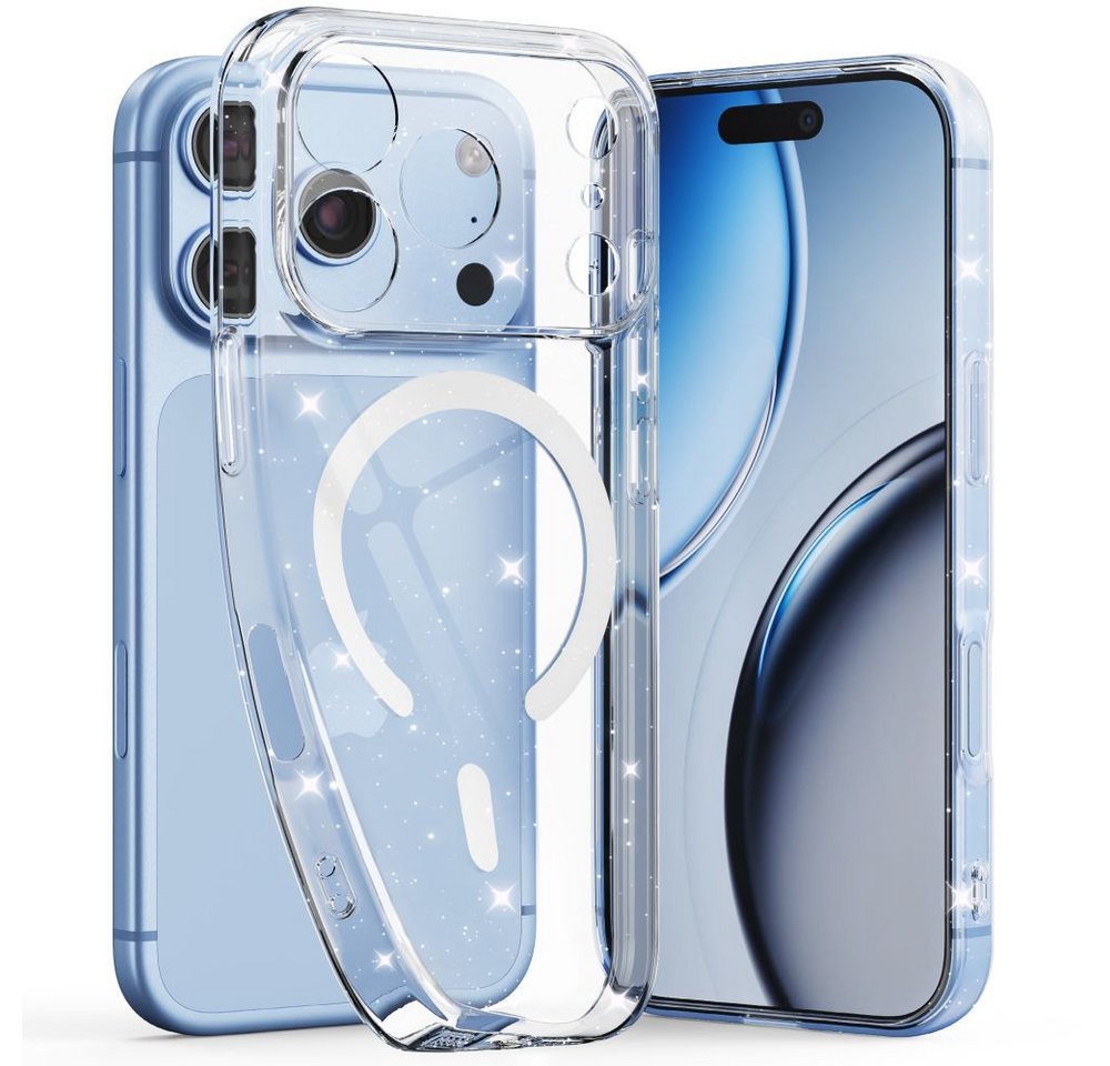 TECH PROTECT Smartphone-Hülle FlexAir Magnet kompatibel mit iPhone 18 Pro Max, 17 Pro Max Transparen 6.9 Zoll, Ultradünnes Design mit integriertem Magnetring un – Bild 2 von 5