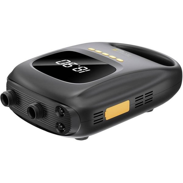 Technaxx Akku-Handkompressor SUP-Akku-Luftpumpe mit Powerbank-Funktion 5112, mit Powerbank-Funktion, 12 V Adapter zum Betrieb per Kabel