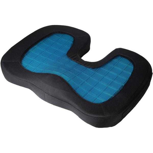 Technaxx Sitzauflage Lifenaxx Sitzkissen LX-014, (1 St), Viskoelastischer Schaum mit Memory-Effekt und kühlender Geleinlage