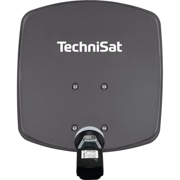 TechniSat DIGIDISH 33 mit Satfinder V/H-LNB Sat-Spiegel (33 cm, Aluminium, Single-LNB mit Satfinder, für 1 Teilnehmer, inkl. Wandhalterung)