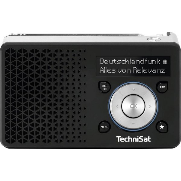 TechniSat DIGITRADIO 1 A Akku-Radio DAB+, UKW, ASA-Warnfunktion wiederaufladbar Radio (wiederaufladbar)