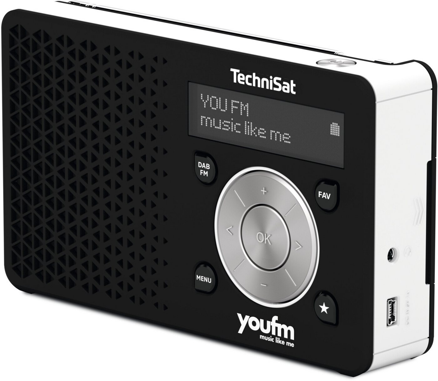 TechniSat DIGITRADIO 1 youfm-Edition Digitalradio (DAB) (Digitalradio (DAB), 1 W) – Bild 3 von 4